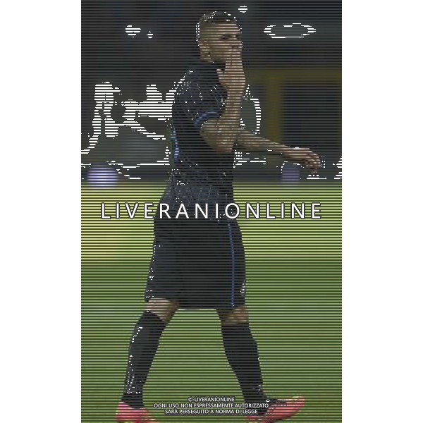 UEFA Europa League 2014/2015 Quarto Turno di Qualificazione Ritorno Milano - 28.08.2014 Inter-Stjarnan Nella Foto:icardi mauro esulta /Ph.Vitez-Ag. Aldo Liverani