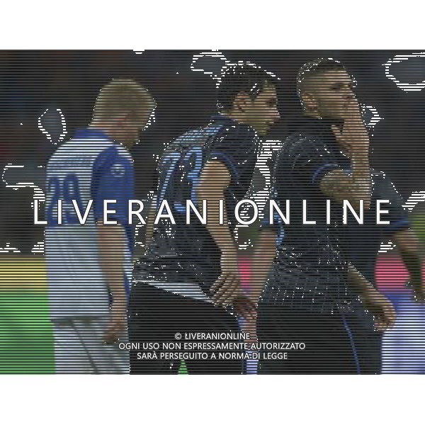 UEFA Europa League 2014/2015 Quarto Turno di Qualificazione Ritorno Milano - 28.08.2014 Inter-Stjarnan Nella Foto:icardi mauro esulta secondo gol /Ph.Vitez-Ag. Aldo Liverani