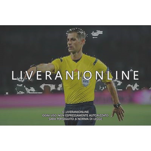 UEFA Europa League play-off accesso fase a gironi Torino 28-08-2014 Stadio Olimpico Torino - Spalato nella foto l\'arbitro Anastasios Sidiropoulos (Grecia) foto Roberto Garavaglia - ag. Aldo Liverani