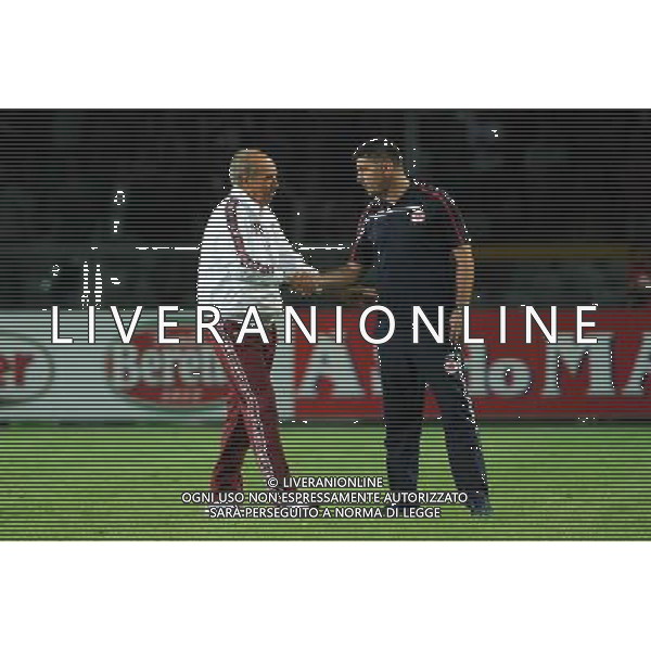 UEFA Europa League play-off accesso fase a gironi Torino 28-08-2014 Stadio Olimpico Torino - Spalato nella foto stretta di mano tra i due tecnici a fine gara ivan matic-gian piero ventura foto Roberto Garavaglia - ag. Aldo Liverani
