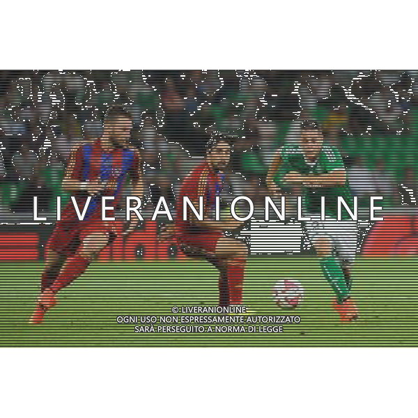 Romain HAMOUNA - 28.08.2014 - Saint Etienne / Karabukspor - Barrage Retour Europa League Photo : Jean Paul Thomas / Icon Sport AG ALDO LIVERANI SAS ONLY ITALY