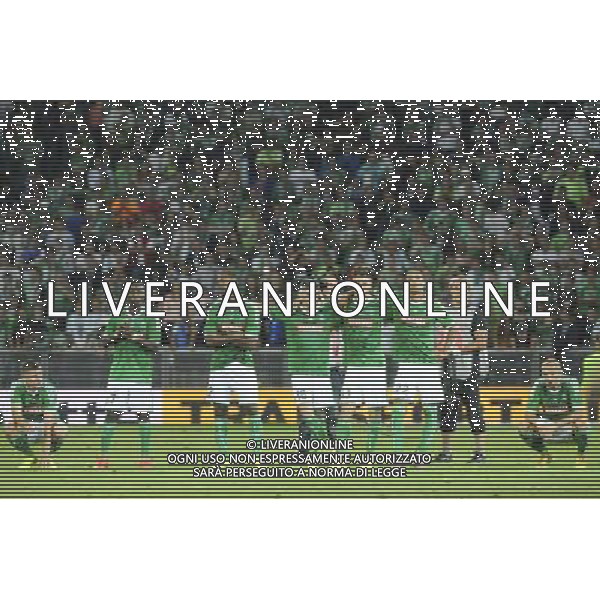 Equipe Saint Etienne - 28.08.2014 - Saint Etienne / Karabukspor - Barrage retour Europa League Photo : Jean Paul Thomas / Icon Sport AG ALDO LIVERANI SAS ONLY ITALY