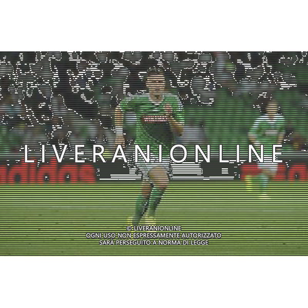 Franck TABANOU - 28.08.2014 - Saint Etienne / Karabukspor - Barrage retour Europa League Photo : Jean Paul Thomas / Icon Sport AG ALDO LIVERANI SAS ONLY ITALY