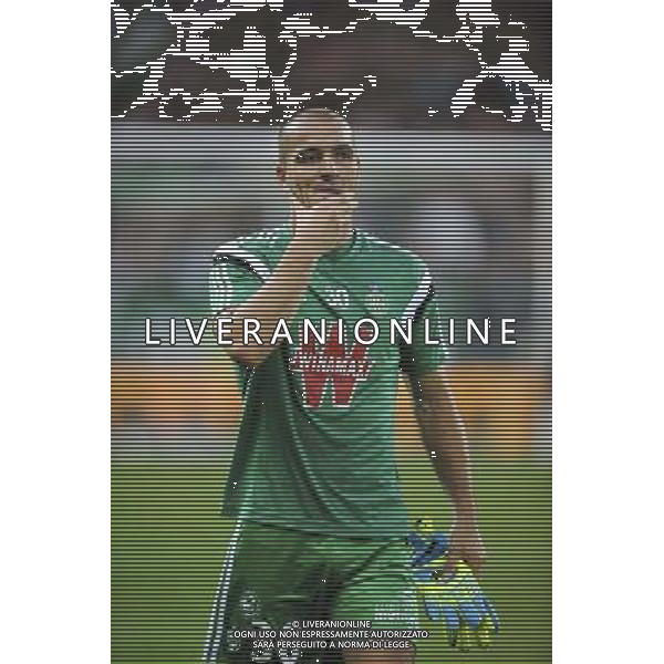 Jessy MOULIN - 28.08.2014 - Saint Etienne / Karabukspor - Barrage retour Europa League Photo : Jean Paul Thomas / Icon Sport AG ALDO LIVERANI SAS ONLY ITALY