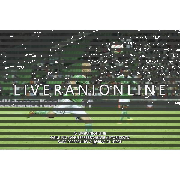 Renaud COHADE - 28.08.2014 - Saint Etienne / Karabukspor - Barrage retour Europa League Photo : Jean Paul Thomas / Icon Sport AG ALDO LIVERANI SAS ONLY ITALY