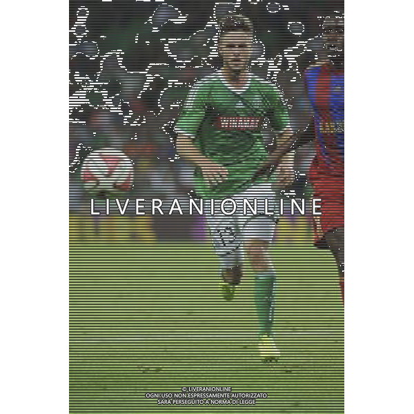 Ricky VAN WOLFSWINKEL - 28.08.2014 - Saint Etienne / Karabukspor - Barrage retour Europa League Photo : Jean Paul Thomas / Icon Sport AG ALDO LIVERANI SAS ONLY ITALY