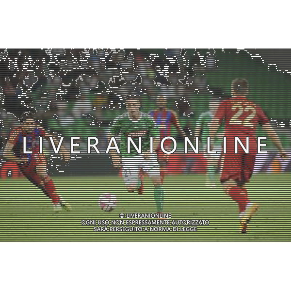 Romain HAMOUMA - 28.08.2014 - Saint Etienne / Karabukspor - Barrage retour Europa League Photo : Jean Paul Thomas / Icon Sport AG ALDO LIVERANI SAS ONLY ITALY