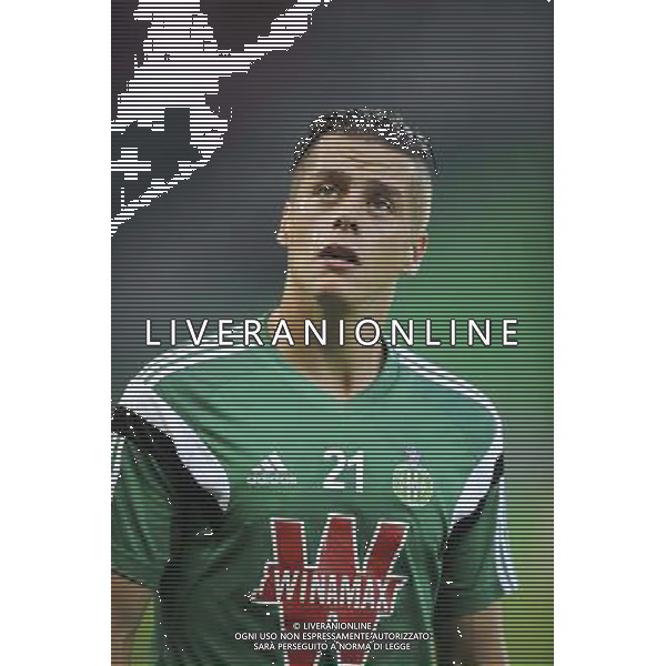 Romain HAMOUMA - 28.08.2014 - Saint Etienne / Karabukspor - Barrage retour Europa League Photo : Jean Paul Thomas / Icon Sport AG ALDO LIVERANI SAS ONLY ITALY