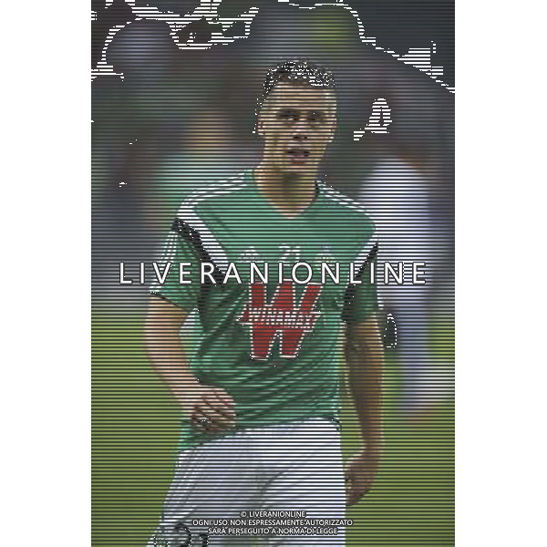 Romain HAMOUMA - 28.08.2014 - Saint Etienne / Karabukspor - Barrage retour Europa League Photo : Jean Paul Thomas / Icon Sport AG ALDO LIVERANI SAS ONLY ITALY