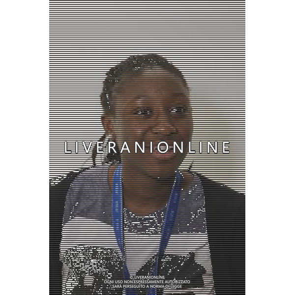 Kadidiatou Diani - 28.08.2014 - Conference de presse Division 1 Feminine -Paris Photo : Johnny Fidelin / Icon Sport /Agenzia Aldo Liverani sas - ITALY ONLY - Conferenza stampa Prima Divisione Femminile - Parigi
