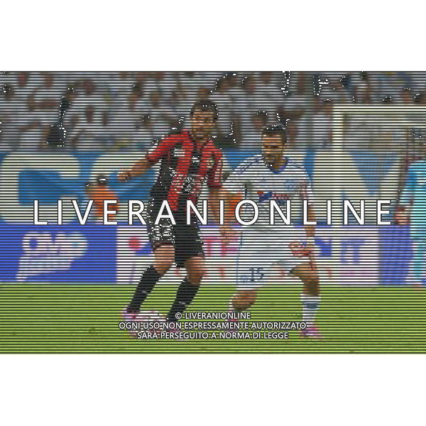 Dario CVITANICH / Jeremy MOREL - 29.08.2014 - Marseille / Nice - 4e journee Ligue 2 Photo : Gaston Petrelli / Icon Sport /Agenzia Aldo Liverani sas - ITALY ONLY - Marsiglia - Nizza - Ligue 2