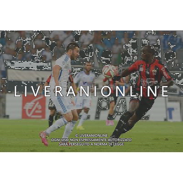 Souleymane DIAWARA / Andre Pierre GIGNAC - 29.08.2014 - Marseille / Nice - 4e journee Ligue 2 Photo : Gaston Petrelli / Icon Sport /Agenzia Aldo Liverani sas - ITALY ONLY - Marsiglia - Nizza - Ligue 2