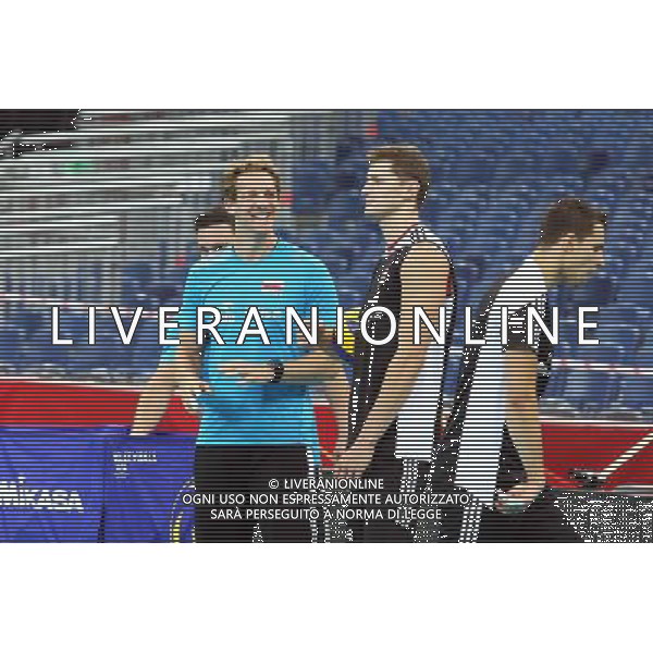 N/Z TRENER STEPHANE ANTIGA I PIOTR NOWAKOWSKI TRENING REPREZENTACJI POLSKI PRZED MECZEM OTWARCIA Z SERBIA FIVB MISTRZOSTWA SWIATA W PILCE SIATKOWEJ MEZCZYZN 2014 FIVB VOLLEYBALL MEN\'S CHAMPIONSHIP POLSKA 2014 SIATKOWKA - STADION NARODOWY - NATIONAL STADIUM WARSAW WARSZAWA 29.08.2014 FOT. LUKASZ TRZESZCZKOWSKI / NEWSPIX.PL --- Newspix.pl --- Newspix.pl /Agenzia Aldo Liverani sas - ITALY ONLY - Allenamento della nazionale maschile di Pallavolo della Polonia FIVB Volley Championship Men a Varsavia 29 agosto 2014 *** Local Caption *** www.newspix.pl mail us: info@newspix.pl call us: 0048 022 23 22 222 --- Polish Picture Agency by Ringier Axel Springer Poland