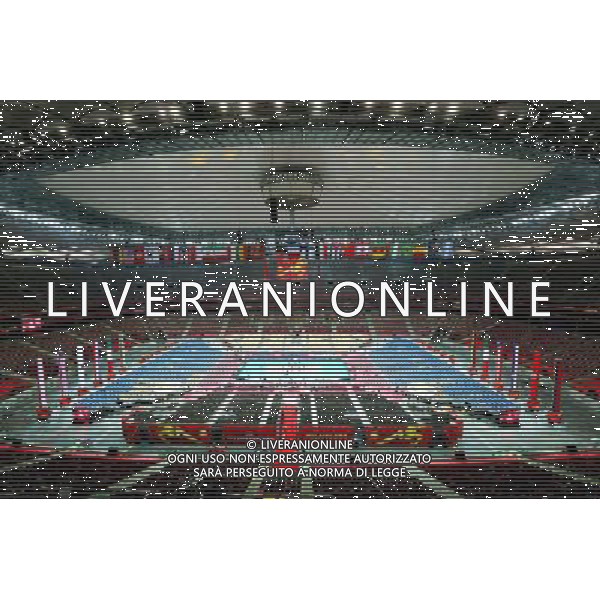N/Z STADION NARODOWY PRZED MECZEM OTWARCIA FIVB MISTRZOSTW SWIATA W PILCE SIATKOWEJ MEZCZYZN 2014 FIVB VOLLEYBALL MEN\'S CHAMPIONSHIP POLSKA 2014 SIATKOWKA - STADION NARODOWY - NATIONAL STADIUM WARSAW WARSZAWA 29.08.2014 FOT. LUKASZ TRZESZCZKOWSKI / NEWSPIX.PL --- Newspix.pl --- Newspix.pl /Agenzia Aldo Liverani sas - ITALY ONLY - Stadio Palazzetto dello sport del Campionato Mondiale di Volley 2014 FIVB pallavolo maschile - National Stadium di Varsavia *** Local Caption *** www.newspix.pl mail us: info@newspix.pl call us: 0048 022 23 22 222 --- Polish Picture Agency by Ringier Axel Springer Poland