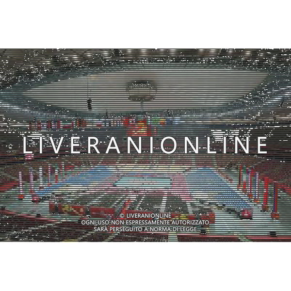 N/Z STADION NARODOWY PRZED MECZEM OTWARCIA FIVB MISTRZOSTW SWIATA W PILCE SIATKOWEJ MEZCZYZN 2014 FIVB VOLLEYBALL MEN\'S CHAMPIONSHIP POLSKA 2014 SIATKOWKA - STADION NARODOWY - NATIONAL STADIUM WARSAW WARSZAWA 29.08.2014 FOT. LUKASZ TRZESZCZKOWSKI / NEWSPIX.PL --- Newspix.pl --- Newspix.pl /Agenzia Aldo Liverani sas - ITALY ONLY - Stadio Palazzetto dello sport del Campionato Mondiale di Volley 2014 FIVB pallavolo maschile - National Stadium di Varsavia *** Local Caption *** www.newspix.pl mail us: info@newspix.pl call us: 0048 022 23 22 222 --- Polish Picture Agency by Ringier Axel Springer Poland