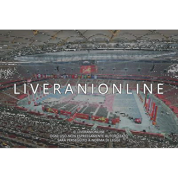 N/Z STADION NARODOWY PRZED MECZEM OTWARCIA FIVB MISTRZOSTW SWIATA W PILCE SIATKOWEJ MEZCZYZN 2014 FIVB VOLLEYBALL MEN\'S CHAMPIONSHIP POLSKA 2014 SIATKOWKA - STADION NARODOWY - NATIONAL STADIUM WARSAW WARSZAWA 29.08.2014 FOT. LUKASZ TRZESZCZKOWSKI / NEWSPIX.PL --- Newspix.pl --- Newspix.pl /Agenzia Aldo Liverani sas - ITALY ONLY - Stadio Palazzetto dello sport del Campionato Mondiale di Volley 2014 FIVB pallavolo maschile - National Stadium di Varsavia *** Local Caption *** www.newspix.pl mail us: info@newspix.pl call us: 0048 022 23 22 222 --- Polish Picture Agency by Ringier Axel Springer Poland