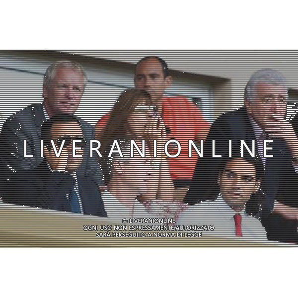 Jorge MENDES / Vadim VASILYEV / FALCAO - 30.08.2014 - Monaco / Lille - 4eme journee de Ligue 1 - Photo : Olivier Anrigo / Icon Sport AG ALDO LIVERANI SAS ONLY ITALY