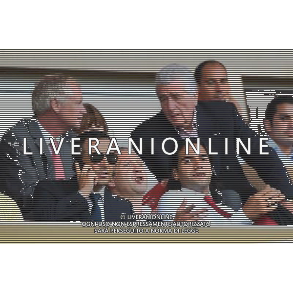 Jorge MENDES / Vadim VASILYEV / FALCAO - 30.08.2014 - Monaco / Lille - 4eme journee de Ligue 1 - Photo : Olivier Anrigo / Icon Sport AG ALDO LIVERANI SAS ONLY ITALY