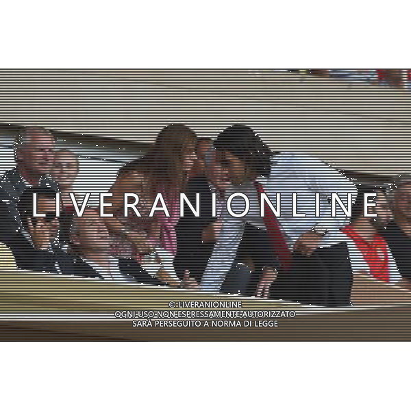 Jorge MENDES / Vadim VASILYEV / FALCAO - 30.08.2014 - Monaco / Lille - 4eme journee de Ligue 1 - Photo : Olivier Anrigo / Icon Sport AG ALDO LIVERANI SAS ONLY ITALY