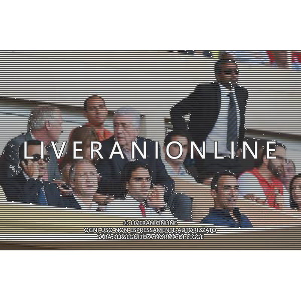 Jorge MENDES / Vadim VASILYEV / FALCAO / Youri DJORKAEFF - 30.08.2014 - Monaco / Lille - 4eme journee de Ligue 1 - Photo : Olivier Anrigo / Icon Sport AG ALDO LIVERANI SAS ONLY ITALY
