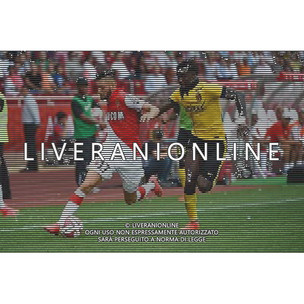 Yannick FEIRRERA CARRASCO / Pape SQUARE - 30.08.2014 - Monaco / Lille - 4eme journee de Ligue 1 - Photo : Olivier Anrigo / Icon Sport AG ALDO LIVERANI SAS ONLY ITALY