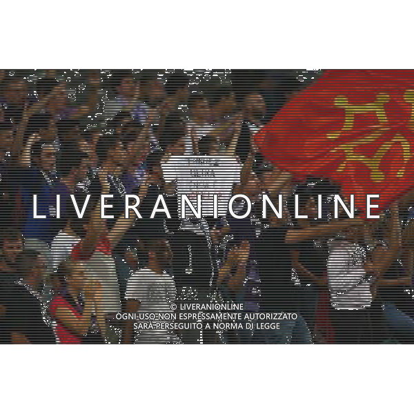 Supporters Toulouse / Soutient Luzenac / Insulte Frederic Thiriez - 30.08.2014 - Toulouse / Evian Thonon - 4eme journee de Ligue 1 - Photo : Manuel Blondeau / Icon Sport AG ALDO LIVERANI SAS ONLY ITALY