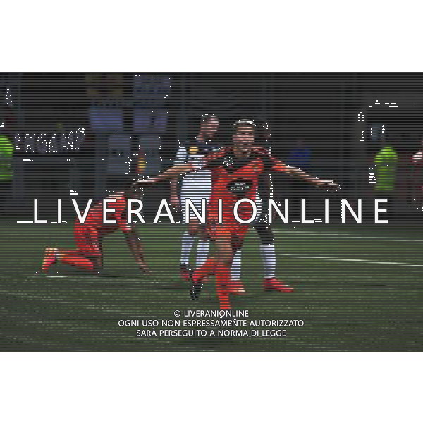 Joie Valentin Lavigne - 30.08.2014 - Lorient / Guingamp - 4eme journee de Ligue 1 - Photo : PPhilippe Le Brech / Icon Sport AG ALDO LIVERANI SAS ONLY ITALY