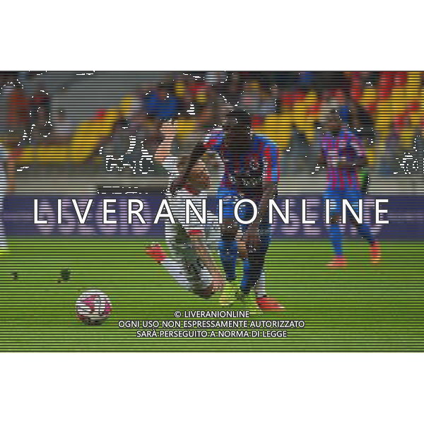 Dennis APPIAH / Kamil GROSICKI - 30.08.2014 - Caen / Rennes - 4eme journee de Ligue 1 - Photo : Dave Winter / Icon Sport AG ALDO LIVERANI SAS ONLY ITALY