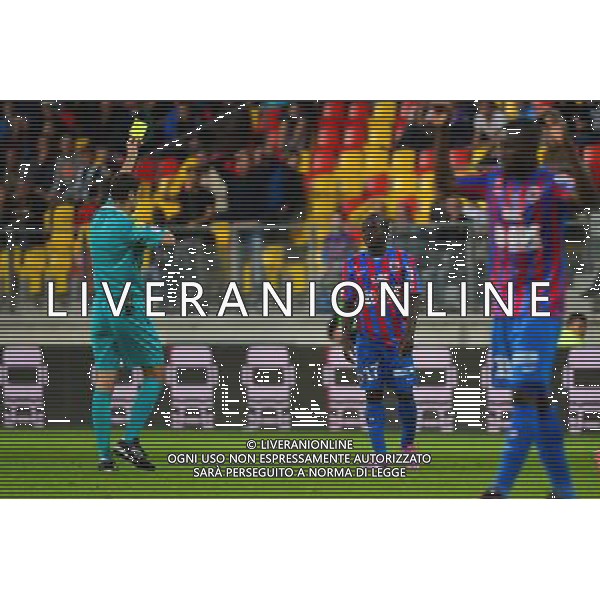 N\'Golo KANTE deuxieme carton jaune - 30.08.2014 - Caen / Rennes - 4eme journee de Ligue 1 - Photo : Dave Winter / Icon Sport AG ALDO LIVERANI SAS ONLY ITALY