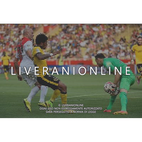 Andrea RAGGI / Ryan MENDES / Danijel SUBASIC - 30.08.2014 - Monaco / Lille - 4eme journee de Ligue 1 - Photo : Olivier Anrigo / Icon Sport AG ALDO LIVERANI SAS ONLY ITALY