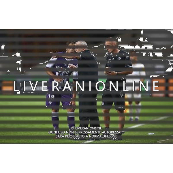 Oscar Trejo / Alain Casanova - 30.08.2014 - Toulouse / Evian Thonon - 4eme journee de Ligue 1 - Photo : Manuel Blondeau / Icon Sport AG ALDO LIVERANI SAS ONLY ITALY