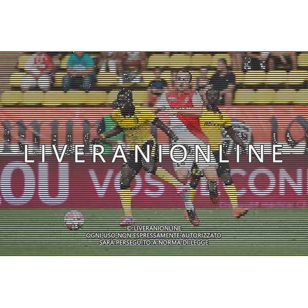 Dimitar BERBATOV / Idrissa GUEYE - 30.08.2014 - Monaco / Lille - 4eme journee de Ligue 1 - Photo : Olivier Anrigo / Icon Sport AG ALDO LIVERANI SAS ONLY ITALY