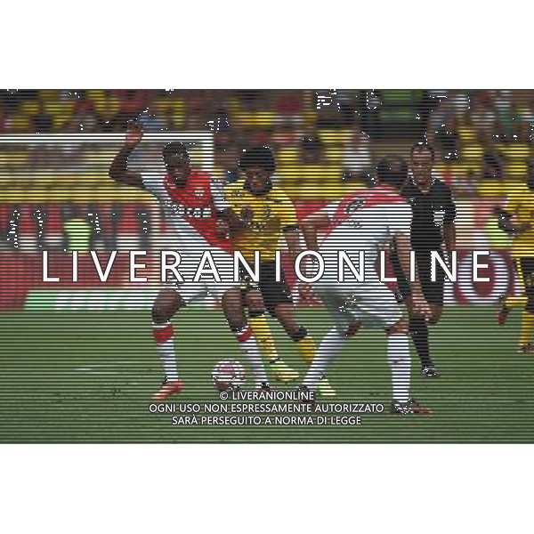 Geoffrey KONDOGBIA / Ryan MENDES - 30.08.2014 - Monaco / Lille - 4eme journee de Ligue 1 - Photo : Olivier Anrigo / Icon Sport AG ALDO LIVERANI SAS ONLY ITALY