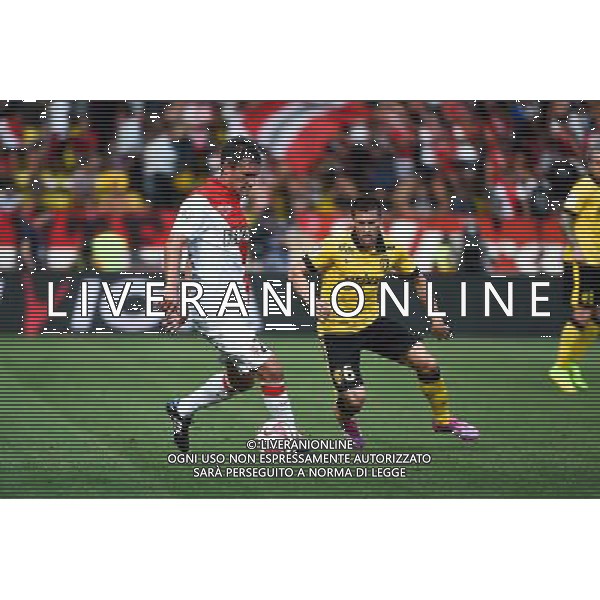 Jeremy TOULALAN / Jonathan DELAPLACE - 30.08.2014 - Monaco / Lille - 4eme journee de Ligue 1 - Photo : Olivier Anrigo / Icon Sport AG ALDO LIVERANI SAS ONLY ITALY