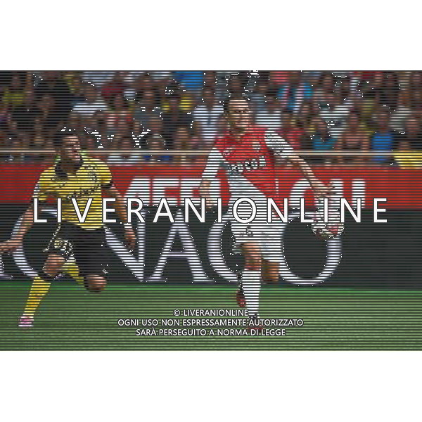 Marco LOPES / Ricardo CARVALHO - 30.08.2014 - Monaco / Lille - 4eme journee de Ligue 1 - Photo : Olivier Anrigo / Icon Sport AG ALDO LIVERANI SAS ONLY ITALY