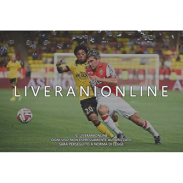 Ryan MENDES / Jeremy TOULALAN - 30.08.2014 - Monaco / Lille - 4eme journee de Ligue 1 - Photo : Olivier Anrigo / Icon Sport AG ALDO LIVERANI SAS ONLY ITALY