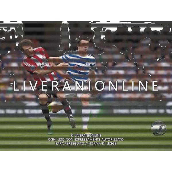 Queens Park Rangers\' Joey Barton in action during todays match against Sunderland Photographer Ashley Western/CameraSport Football - Barclays Premiership - Queens Park Rangers v Sunderland - Saturday 30th August 2014 - Loftus Road - London © CameraSport - 43 Linden Ave. Countesthorpe. Leicester. England. LE8 5PG - Tel: +44 (0) 116 277 4147 - admin@camerasport.com - www.camerasport.com ag aldo liverani sas only italy