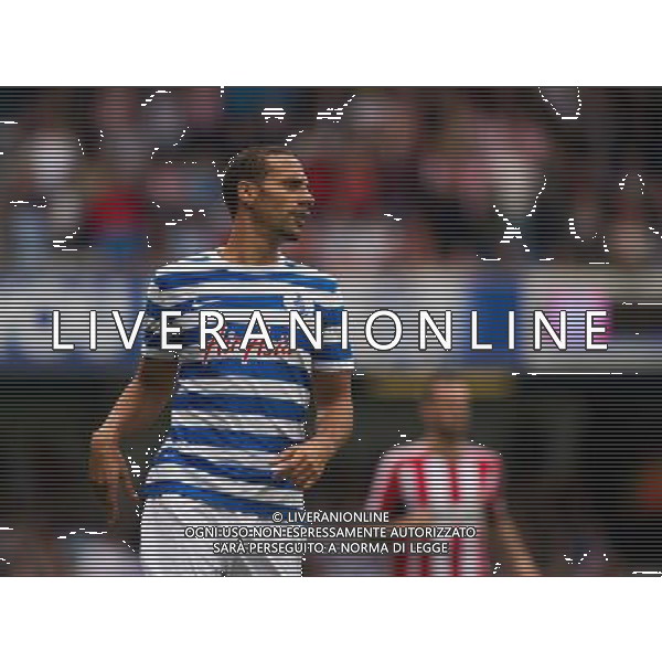 Queens Park Rangers\' Rio Ferdinand Photographer Ashley Western/CameraSport Football - Barclays Premiership - Queens Park Rangers v Sunderland - Saturday 30th August 2014 - Loftus Road - London © CameraSport - 43 Linden Ave. Countesthorpe. Leicester. England. LE8 5PG - Tel: +44 (0) 116 277 4147 - admin@camerasport.com - www.camerasport.com ag aldo liverani sas only italy
