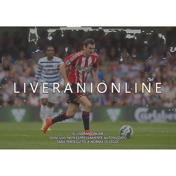 Sunderland\'s Adam Johnson in action during todays match against Queens Park Rangers Photographer Ashley Western/CameraSport Football - Barclays Premiership - Queens Park Rangers v Sunderland - Saturday 30th August 2014 - Loftus Road - London © CameraSport - 43 Linden Ave. Countesthorpe. Leicester. England. LE8 5PG - Tel: +44 (0) 116 277 4147 - admin@camerasport.com - www.camerasport.com ag aldo liverani sas only italy