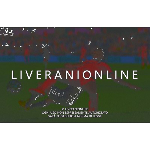 West Bromwich Albion\'s Saido Berahino battles with Swansea City\'s Neil Taylor Photographer Ian Cook/CameraSport Football - Swansea City v West Bromwich Albion - Barclays Premiership - Saturday 30th August 2014 - Liberty Swansea - Swansea © CameraSport - 43 Linden Ave. Countesthorpe. Leicester. England. LE8 5PG - Tel: +44 (0) 116 277 4147 - admin@camerasport.com - www.camerasport.com AG ALDO LIVERANI SAS ONLY ITALY