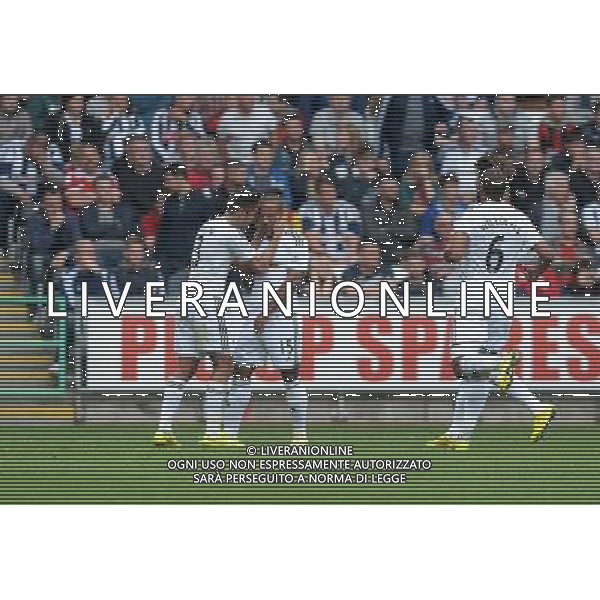 Swansea City\'s Wayne Routledge celebrates scoring his sides second goal with team-mate Neil Taylor Photographer Ian Cook/CameraSport Football - Swansea City v West Bromwich Albion - Barclays Premiership - Saturday 30th August 2014 - Liberty Swansea - Swansea © CameraSport - 43 Linden Ave. Countesthorpe. Leicester. England. LE8 5PG - Tel: +44 (0) 116 277 4147 - admin@camerasport.com - www.camerasport.com AG ALDO LIVERANI SAS ONLY ITALY