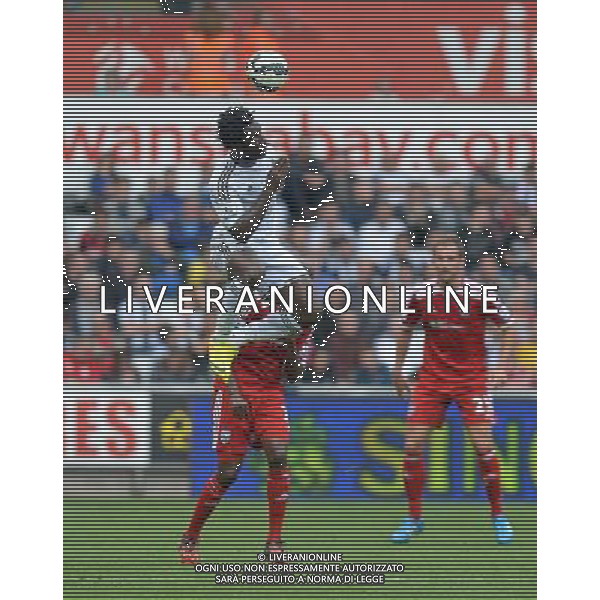 Swansea City\'s Wilfried Bony in action during todays match Photographer Ian Cook/CameraSport Football - Swansea City v West Bromwich Albion - Barclays Premiership - Saturday 30th August 2014 - Liberty Swansea - Swansea © CameraSport - 43 Linden Ave. Countesthorpe. Leicester. England. LE8 5PG - Tel: +44 (0) 116 277 4147 - admin@camerasport.com - www.camerasport.com AG ALDO LIVERANI SAS ONLY ITALY