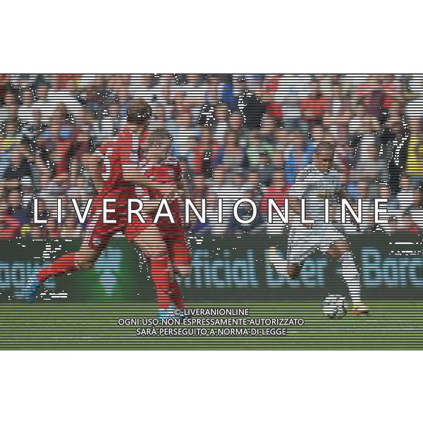 Swansea City\'s Wayne Routledge in action during todays match Photographer Ian Cook/CameraSport Football - Swansea City v West Bromwich Albion - Barclays Premiership - Saturday 30th August 2014 - Liberty Swansea - Swansea © CameraSport - 43 Linden Ave. Countesthorpe. Leicester. England. LE8 5PG - Tel: +44 (0) 116 277 4147 - admin@camerasport.com - www.camerasport.com AG ALDO LIVERANI SAS ONLY ITALY