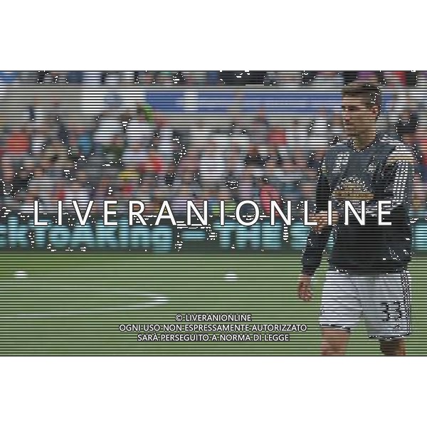 Swansea City\'s Federico Fernandez during the pre-match warm-up Photographer Ian Cook/CameraSport Football - Swansea City v West Bromwich Albion - Barclays Premiership - Saturday 30th August 2014 - Liberty Swansea - Swansea © CameraSport - 43 Linden Ave. Countesthorpe. Leicester. England. LE8 5PG - Tel: +44 (0) 116 277 4147 - admin@camerasport.com - www.camerasport.com AG ALDO LIVERANI SAS ONLY ITALY