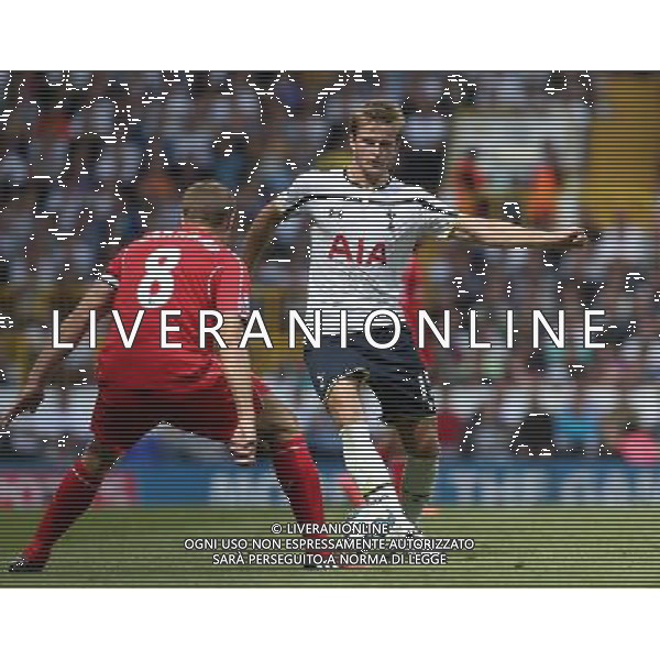 Tottenham Hotspur\'s Eric Dier in action during todays match Photographer Kieran Galvin/CameraSport Football - Barclays Premiership - Tottenham Hotspur v Liverpool - Sunday 31st August 2014 - White Hart Lane - London © CameraSport - 43 Linden Ave. Countesthorpe. Leicester. England. LE8 5PG - Tel: +44 (0) 116 277 4147 - admin@camerasport.com - www.camerasport.com /Agenzia Aldo Liverani sas - ITALY ONLY - EDITORIAL USE ONLY