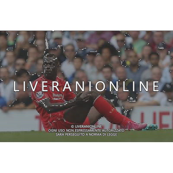 Liverpool\'s Mario Balotelli in action during todays match Photographer Kieran Galvin/CameraSport Football - Barclays Premiership - Tottenham Hotspur v Liverpool - Sunday 31st August 2014 - White Hart Lane - London © CameraSport - 43 Linden Ave. Countesthorpe. Leicester. England. LE8 5PG - Tel: +44 (0) 116 277 4147 - admin@camerasport.com - www.camerasport.com /Agenzia Aldo Liverani sas - ITALY ONLY - EDITORIAL USE ONLY