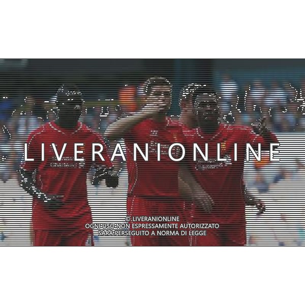 Liverpool\'s Steven Gerrard celebrates 2nd lIVERPOOL GOAL Photographer Kieran Galvin/CameraSport Football - Barclays Premiership - Tottenham Hotspur v Liverpool - Sunday 31st August 2014 - White Hart Lane - London © CameraSport - 43 Linden Ave. Countesthorpe. Leicester. England. LE8 5PG - Tel: +44 (0) 116 277 4147 - admin@camerasport.com - www.camerasport.com /Agenzia Aldo Liverani sas - ITALY ONLY - EDITORIAL USE ONLY