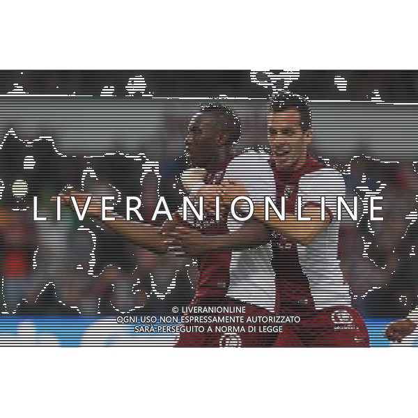 Joie Metz - Yeni NGBAKOTO / Frederico ANDRADA - 31.08.2014 - Metz / Lyon - 4eme journee de Ligue 1 Photo : Fred Marvaux / Icon Sport AG ALDO LIVERANI SAS ONLY ITALY