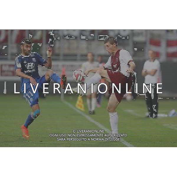 Rachid GHEZZAL / Gaetan BUSSMANN - 31.08.2014 - Metz / Lyon - 4eme journee de Ligue 1 Photo : Fred Marvaux / Icon Sport AG ALDO LIVERANI SAS ONLY ITALY