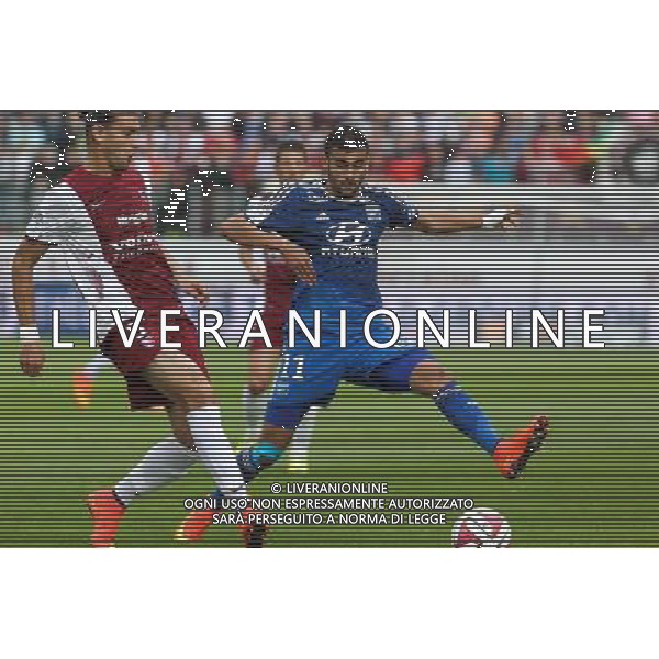 Guido leonardo MILAN / Rachid GHEZZAL - 31.08.2014 - Metz / Lyon - 4eme journee de Ligue 1 Photo : Fred Marvaux / Icon Sport AG ALDO LIVERANI SAS ONLY ITALY